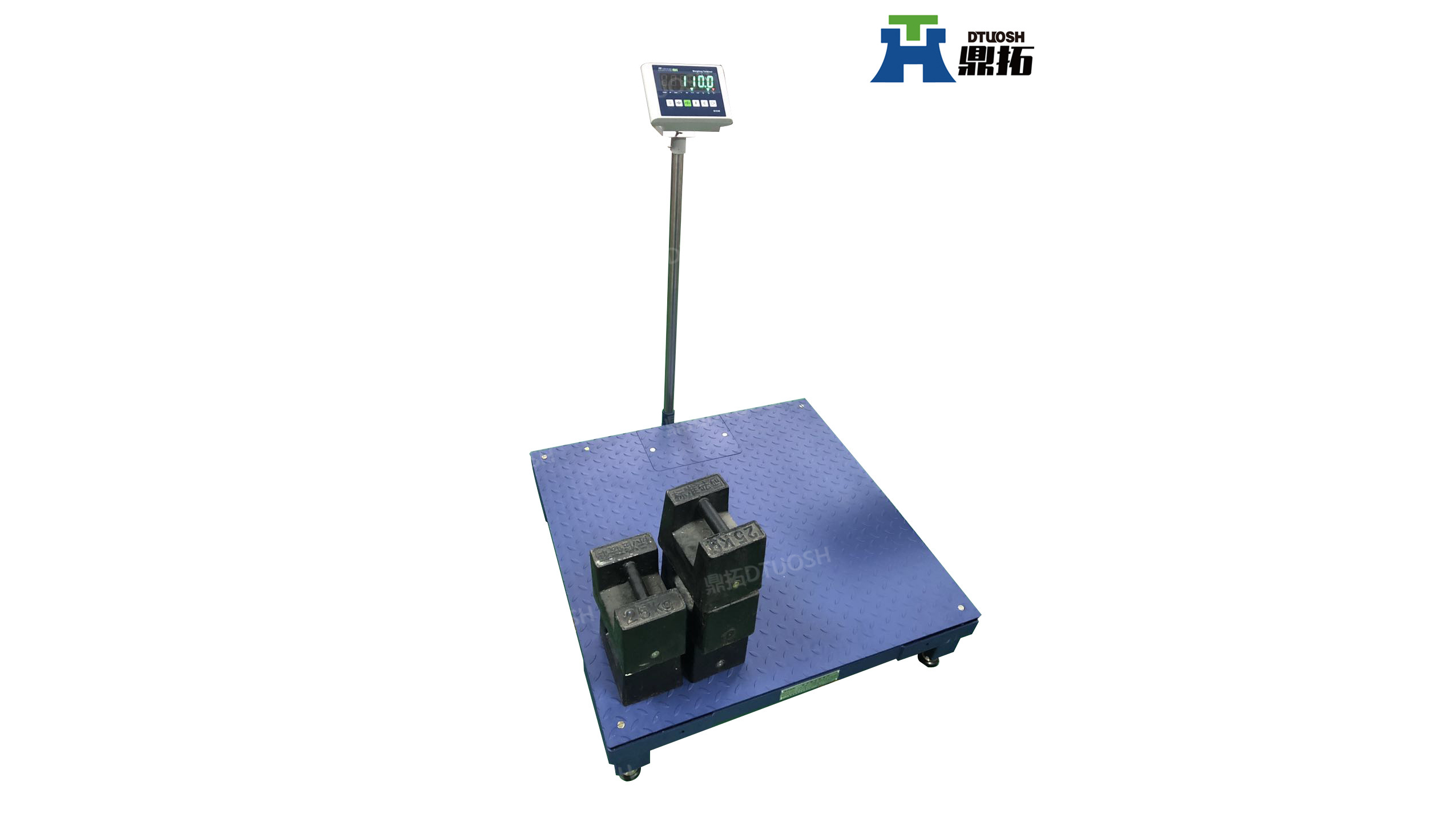 方便叉車進放小平臺秤2